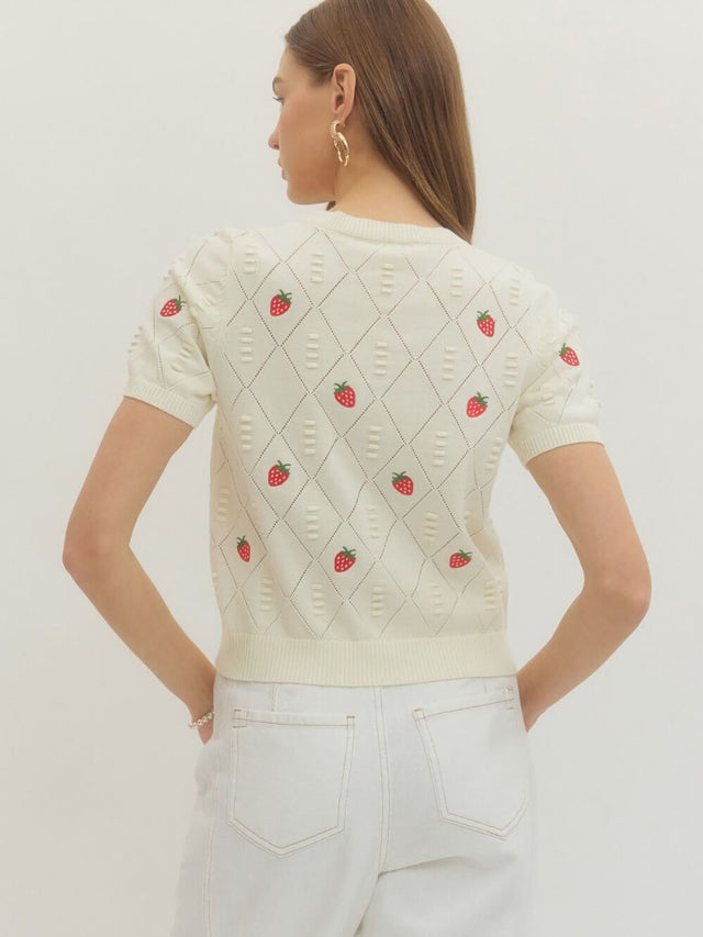 Women's Strawberry Sweater