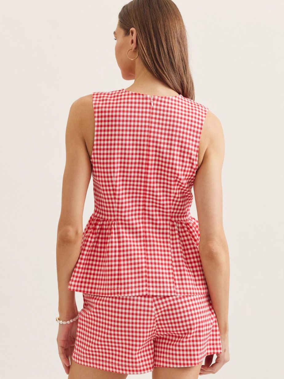 Women's Raider Check Top