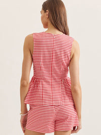 Women's Raider Check Top