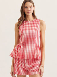 Women's Raider Check Top