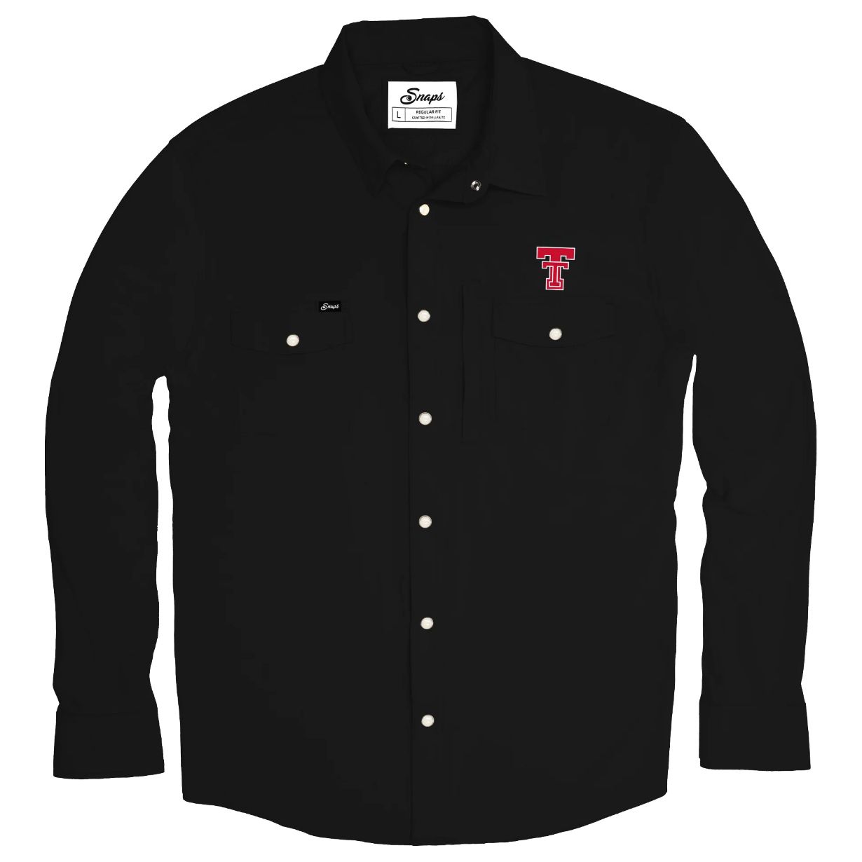 Men's Snaps Texas Tech Tailgater  L/S Shirt