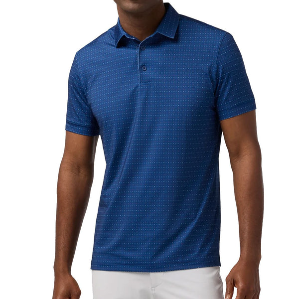 Men's Mizzen + Main Versa Dot Stripe S/S Polo