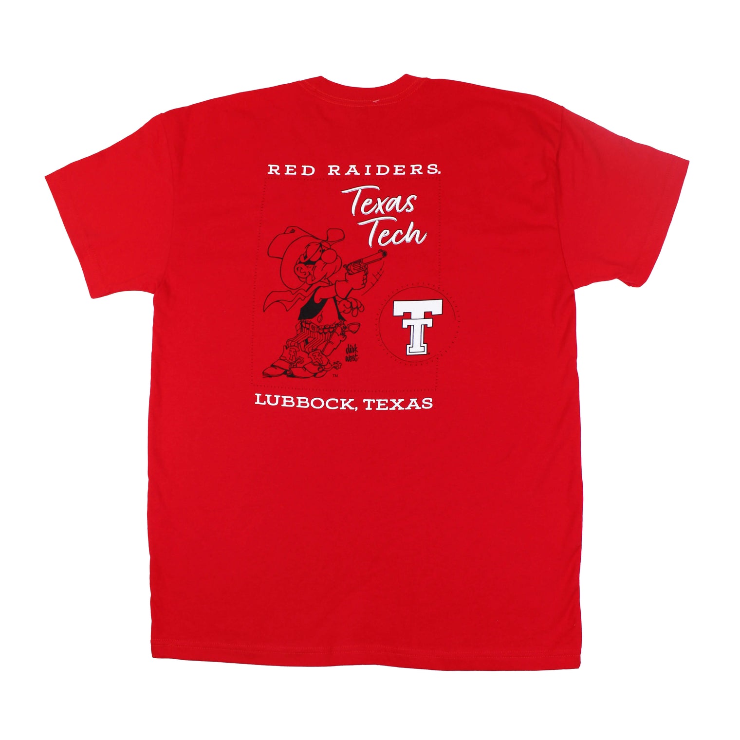 Adult QuarterFour Texas Tech Vault Raider Red S/S Tee