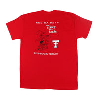 Adult QuarterFour Texas Tech Vault Raider Red S/S Tee