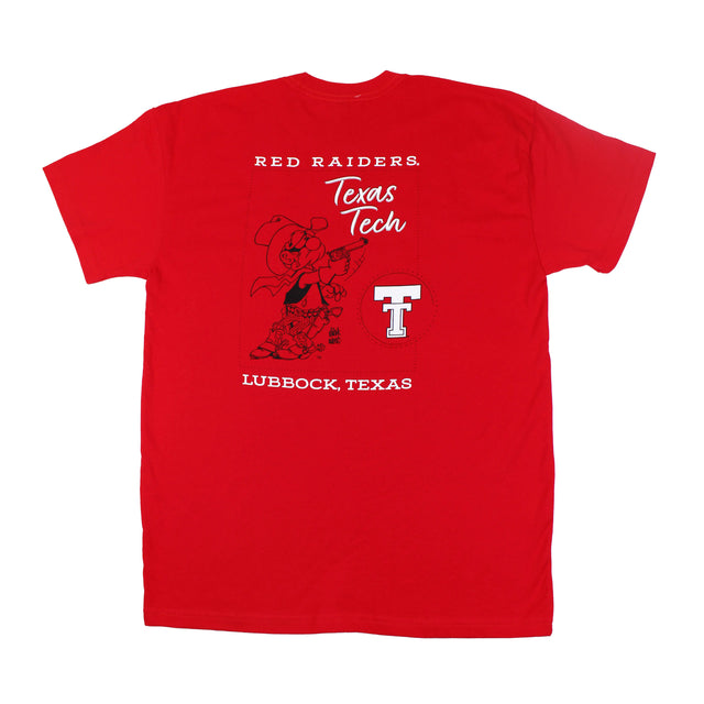 Adult QuarterFour Texas Tech Vault Raider Red S/S Tee