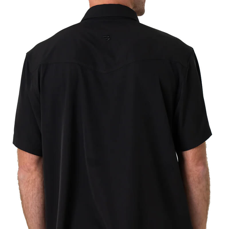 Men's Burlebo Texas Tech S/S Performance Western Shirt