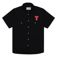 Men's Burlebo Texas Tech S/S Performance Western Shirt