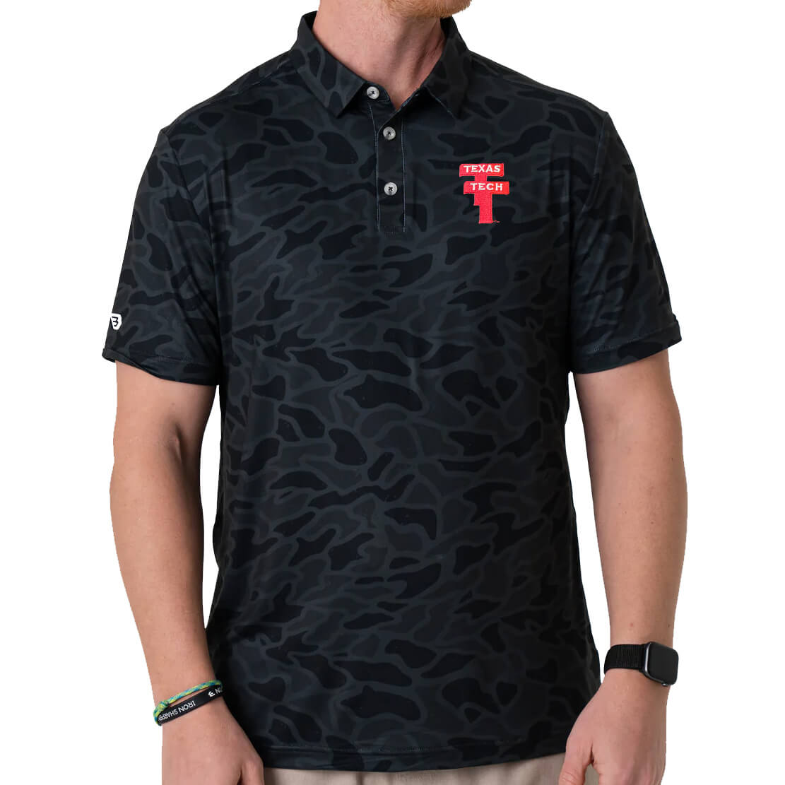 Men's Burlebo Texas Tech Camo Perfomance Polo