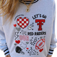 Women's Gameday Couture Texas Tech Football L/S Crew