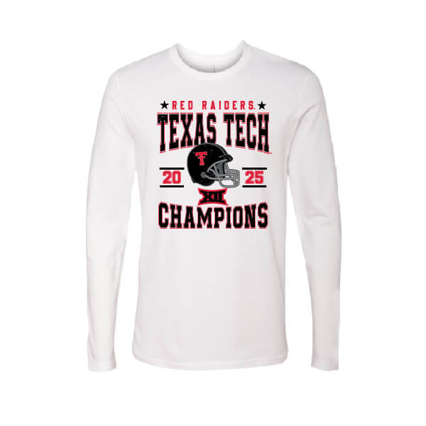 Adult QuarterFour Texas Tech Big 12 Champions L/S Tee