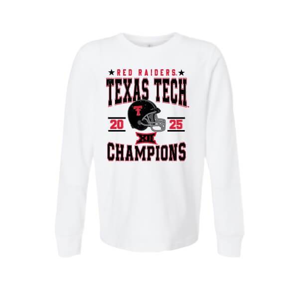 Youth QuarterFour Texas Tech Big 12 Champions L/S Tee