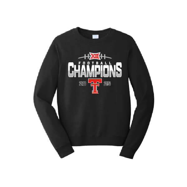 Youth QuarterFour Texas Tech Big 12 Champions Crew