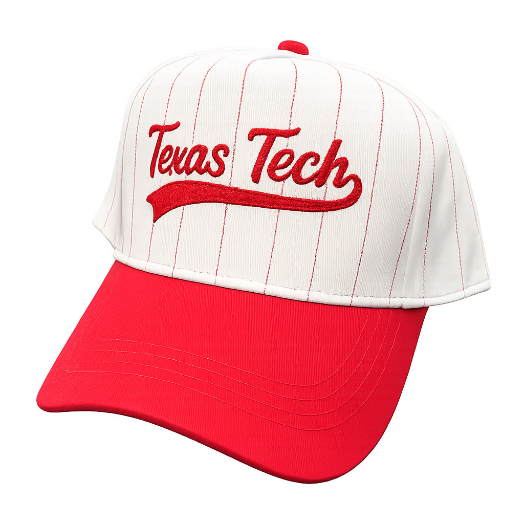 Adult QuarterFour Texas Tech Script Spring Cap