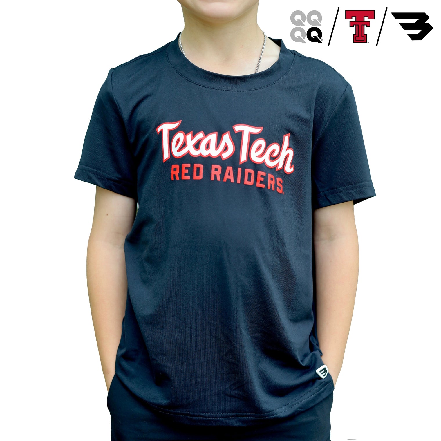 Youth Boys' QuarterFour x Texas Tech x Burlebo Go-To Tee