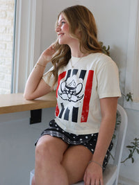 Women's QuarterFour Texas Tech Raider Red Boxy Tee