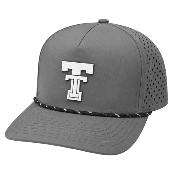 Adult QuarterFour Texas Tech Double T Blackhawk Rope Cap