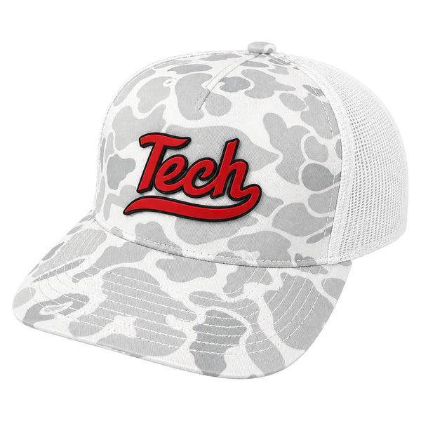 Adult QuarterFour Texas Tech Script Trucker Cap