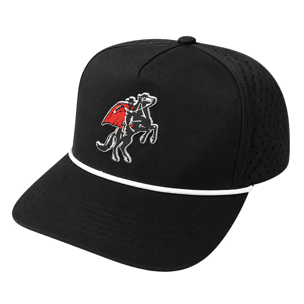 Adult QuarterFour Texas Tech Masked Rider Rope Cap
