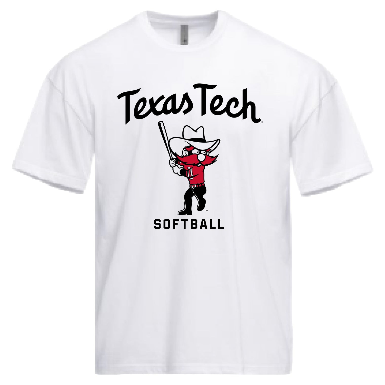 Adult QuarterFour Texas Tech Raider Red Softball Premium Tee