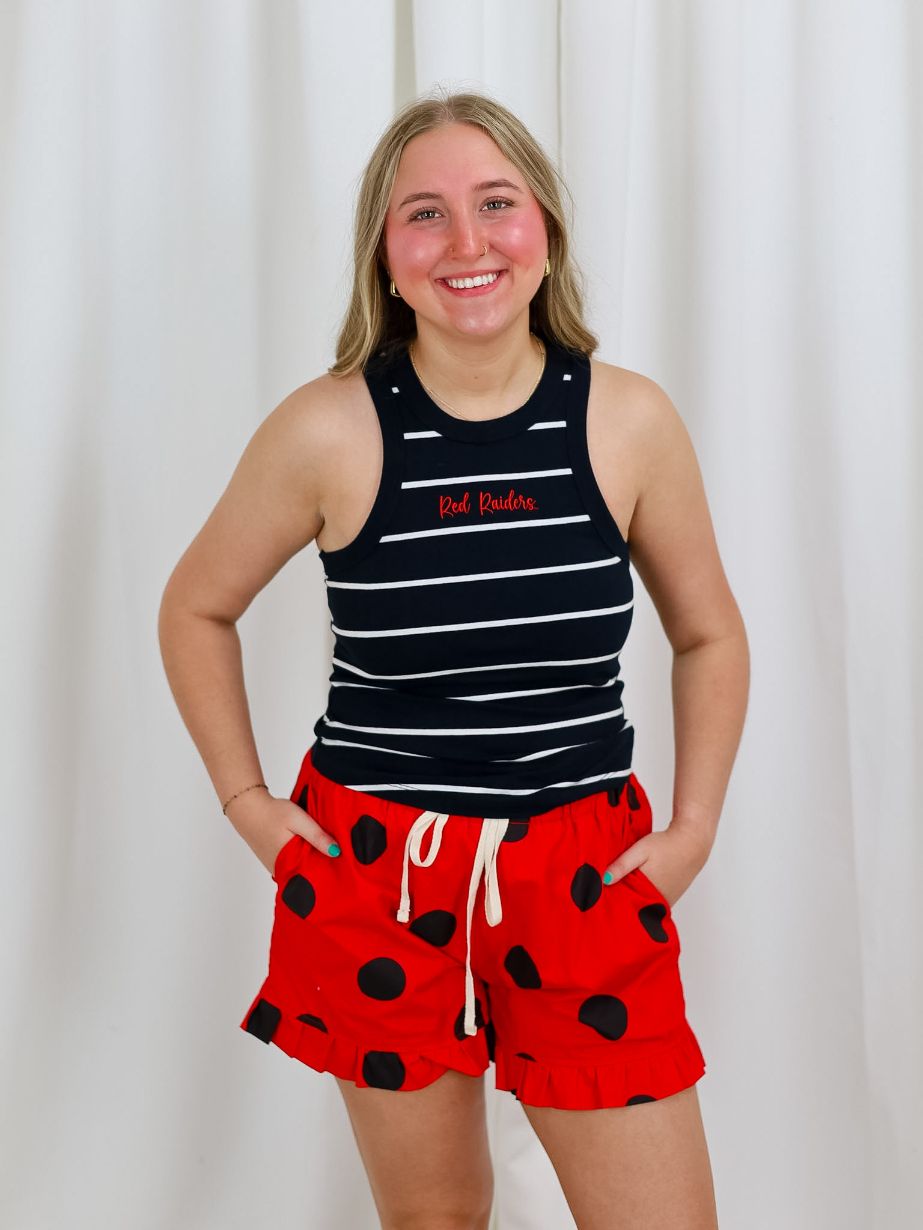 Women's Texas Tech Striped Tank