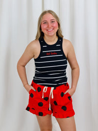 Women's Texas Tech Striped Tank