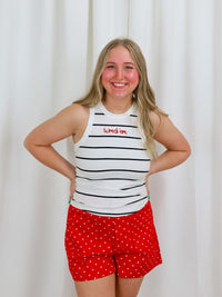 Women's Texas Tech Striped Tank