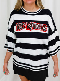 Women's Texas Tech Game Day Stripe Top