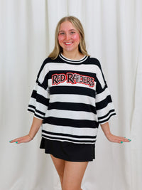 Women's Texas Tech Game Day Stripe Top