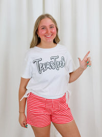 Women's Texas Tech Crew Tie Top