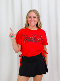 Women's Texas Tech Crew Tie Top