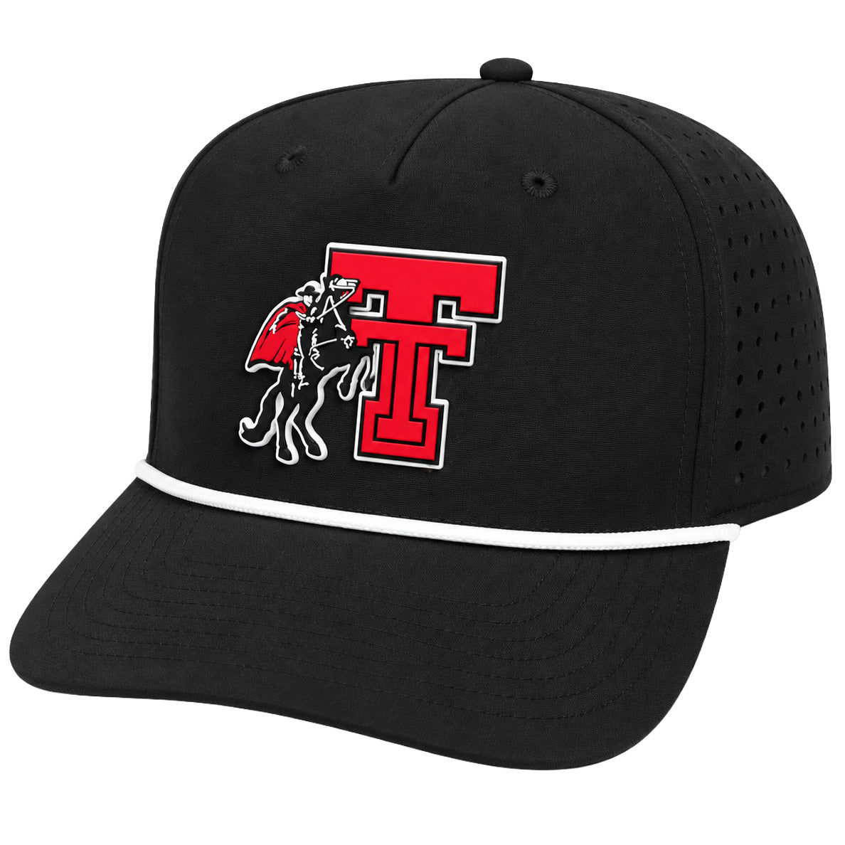 Adult QuarterFour Texas Tech Masked Rider Double T Cap