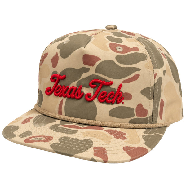 Adult QuarterFour Texas Tech Script Umpqua Cap