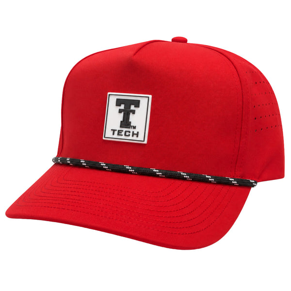 Adult QuarterFour Texas Tech Eclipse Micro Patch Cap