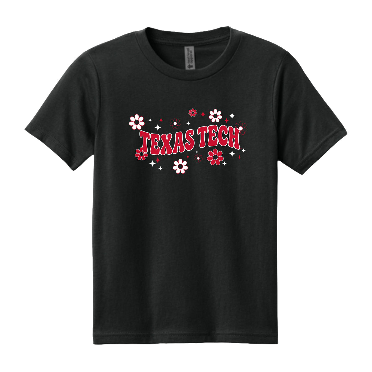Youth Girls' QuarterFour Texas Tech Flower Power Tee