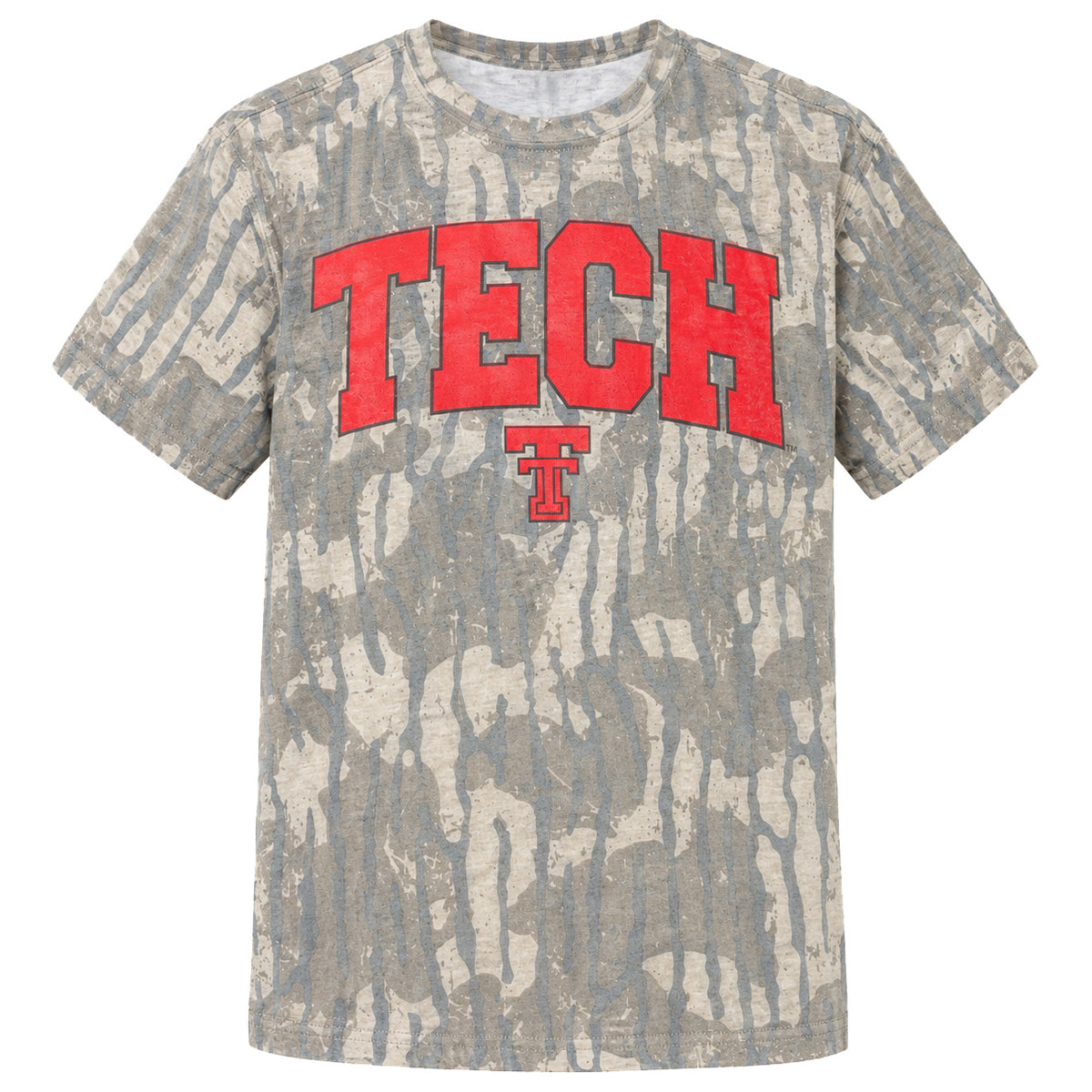 Adult QuarterFour Texas Tech Camo S/S Tee