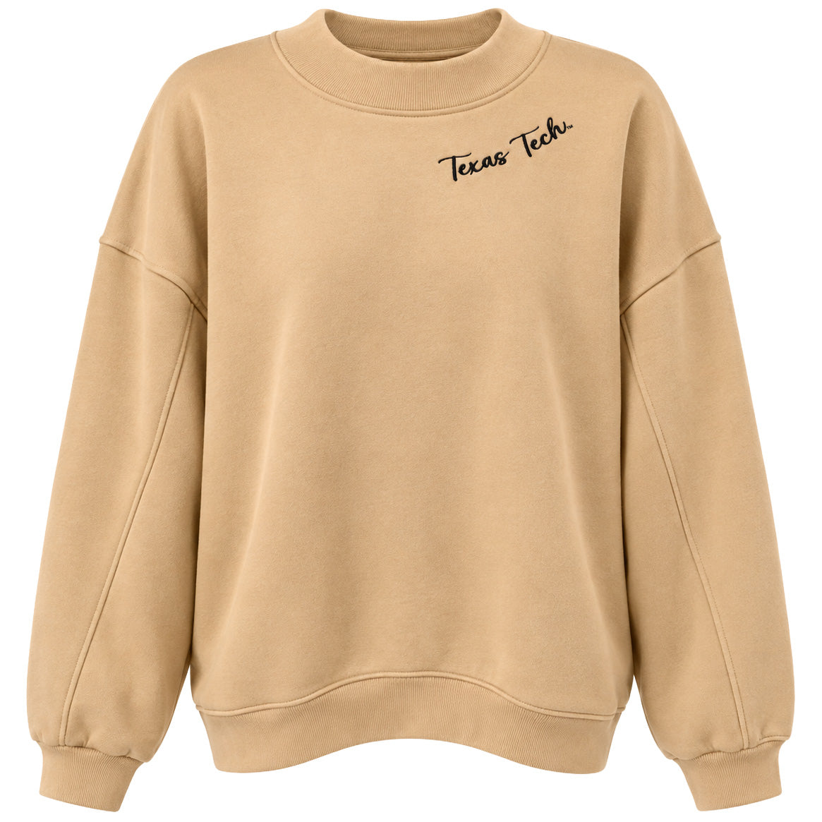 Women's QuarterFour Texas Tech Luxe Mock Sweatshirt