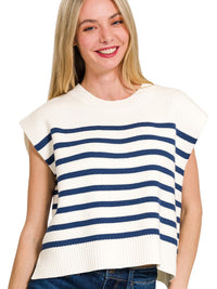 Women's Striped Sweater Vest