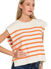 Women's Striped Sweater Vest