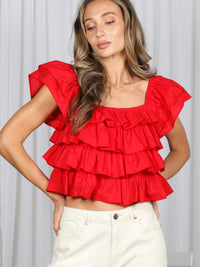 Women's Ruffle Me Top