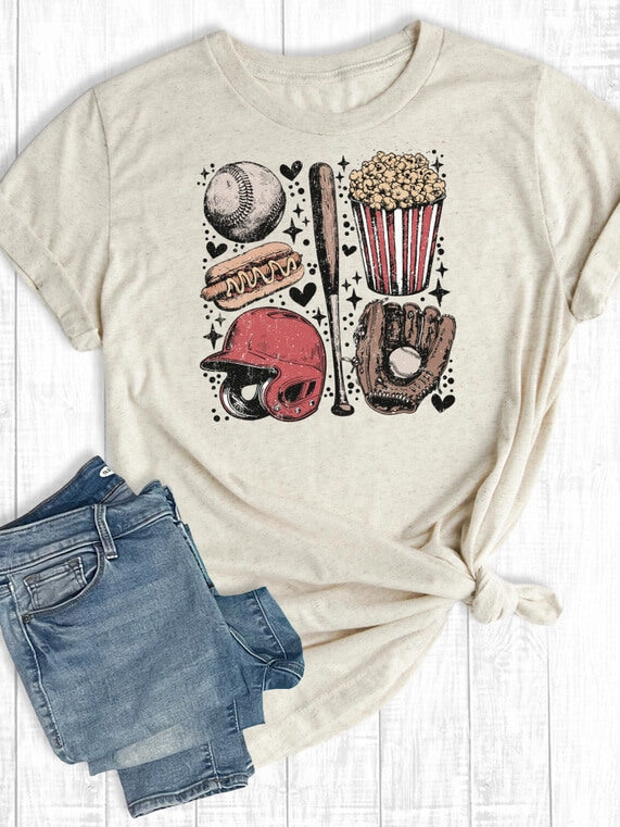 Women's Retro Baseball Tee