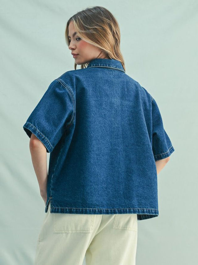 Women's Dolly Denim Top