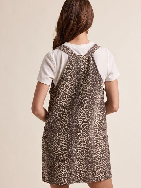 Women's Leopard Overall Dress