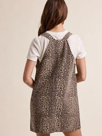 Women's Leopard Overall Dress