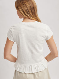 Women's Smocked Knot Top