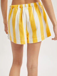 Women's Striped Lemon Short