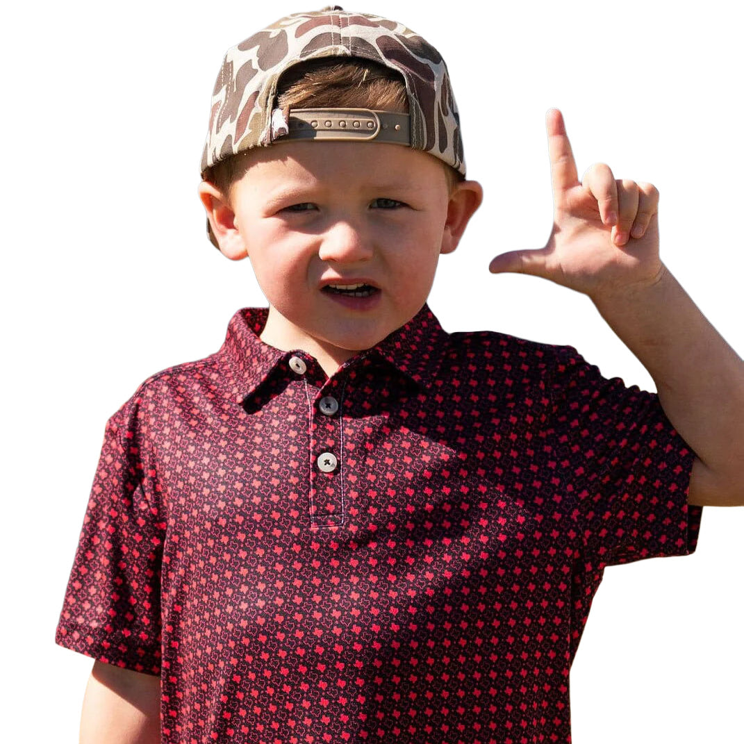 Youth Boys' Burlebo Texas Performance Polo