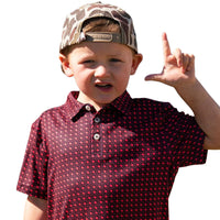 Youth Boys' Burlebo Texas Performance Polo