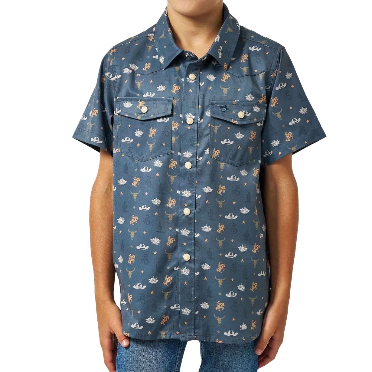 Youth Boys' Burlebo Performance Western Shirt