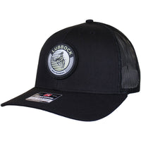 Adult QuarterFour Lubbock High Blackout Trucker Cap