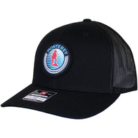 Adult QuarterFour Monterey Blackout Trucker Cap